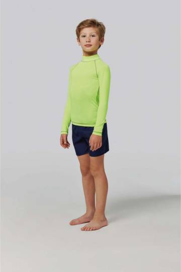 Children’S Long-Sleeved Technical T-Shirt With Uv Protection