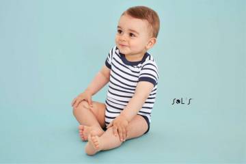 Miles Baby - Striped Bodysuit