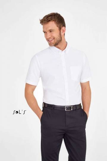 Brisbane Fit - Short Sleeve Oxford Men's Shirt