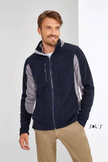Nordic - Men’S Two-Colour Zipped Fleece Jacket