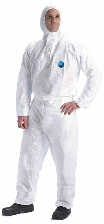 Tyvek 500 kapucnis overál M