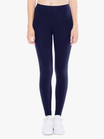Women's Cotton Spandex Jersey Legging - Oxford Navy