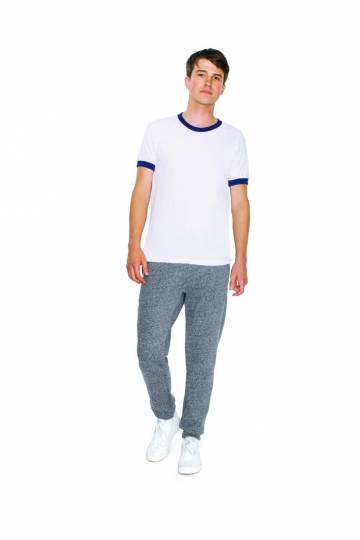 Unisex Poly-Cotton Short Sleeve Ringer T-Shirt