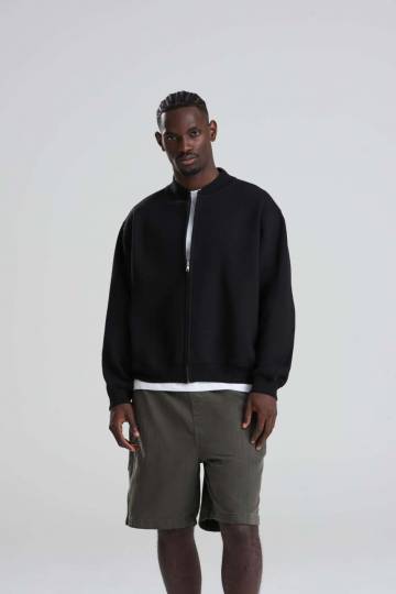 Signature Vastag Bomber Pulóver
