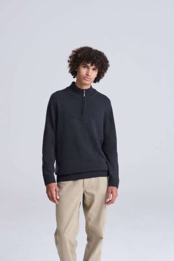 Wakhan 1/4 Cipzáros Fenntartható Pulóver