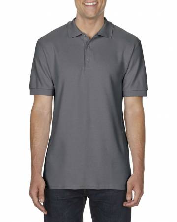 Premium Cotton® Adult Double Piqué Polo - Charcoal
