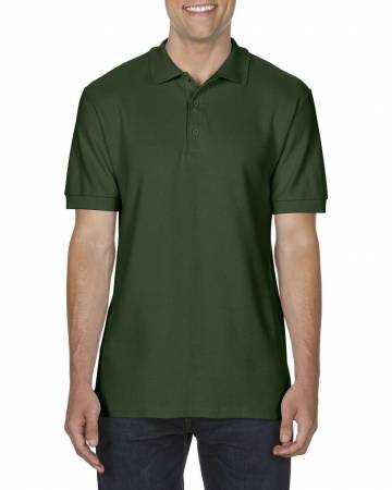 Premium Cotton® Adult Double Piqué Polo - Forest Green