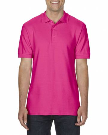 Premium Cotton® Adult Double Piqué Polo - Heliconia