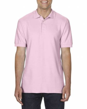 Premium Cotton® Adult Double Piqué Polo - Light Pink