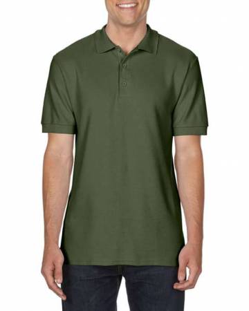 Premium Cotton® Adult Double Piqué Polo - Military Green