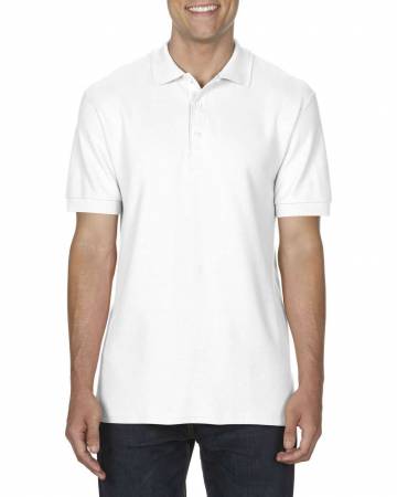Premium Cotton® Adult Double Piqué Polo - White