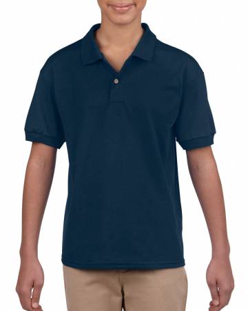 Dryblend® Youth Jersey Polo - Navy