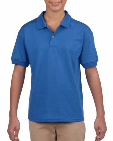 Dryblend® Youth Jersey Polo - Royal