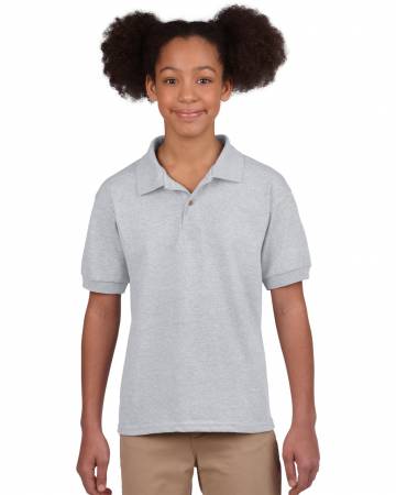 Dryblend® Youth Jersey Polo - Sport Grey