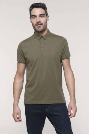 Men's Short Sleeve Jersey Polo Shirt