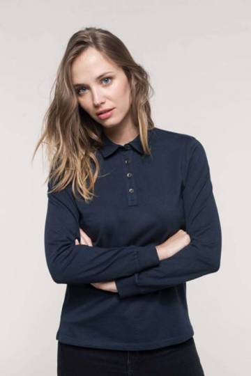 Ladies' Long Sleeve Jersey Polo Shirt