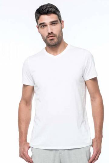 Men's Supima® V-Neck Short Sleeve T-Shirt