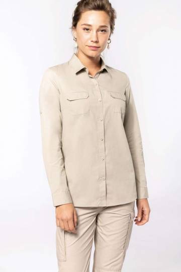 Ladies' Long-Sleeved Safari Shirt