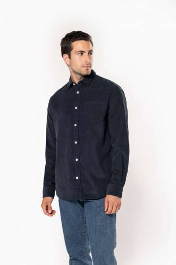 Men's Long-Sleeved Corduroy Shirt