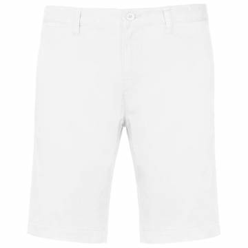 Men's Chino Bermuda Shorts - White