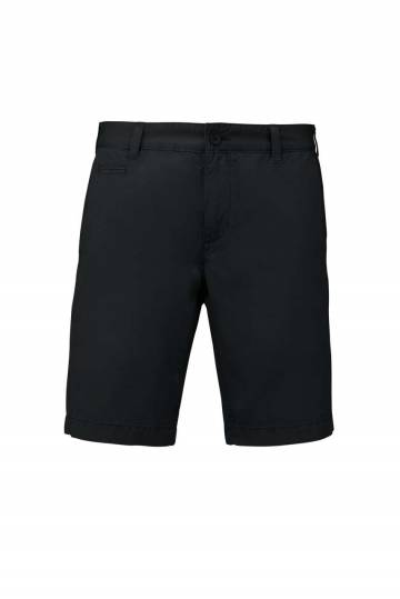 Men's Washed Effect Bermuda Shorts - Washed Charcoal