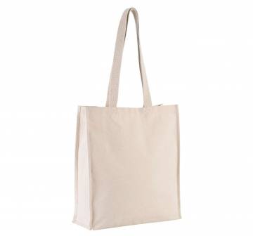 Tote Bag With Gusset - Natural