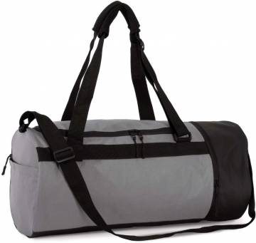 Tubular Sports Bag With Separate Shoe Compartment