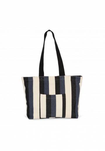 Recycled Shopping Bag - Striped Pattern