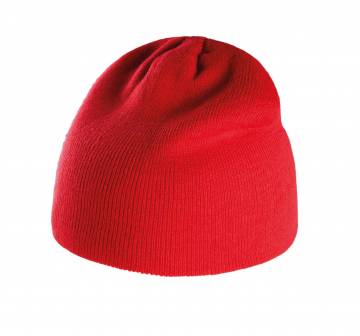 Knitted Beanie - Red