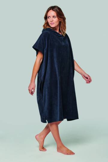 Unisex Hooded Towelling Poncho