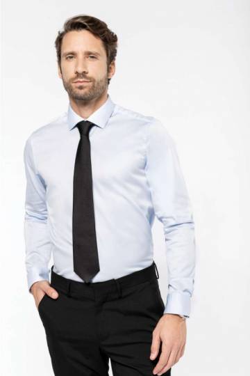 Men's Long-Sleeved Twill Shirt