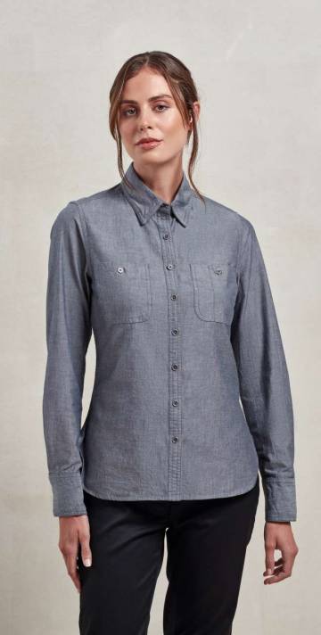 Women's Organic Chambray Fairtrade Shirt