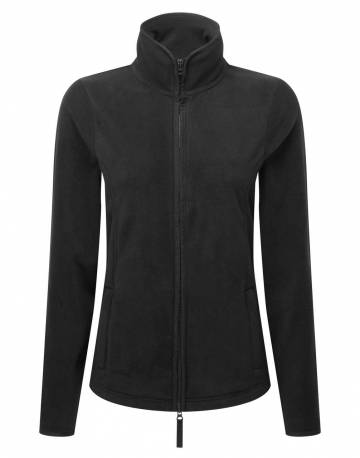 Women's 'artisan' Fleece Jacket - Black / Black