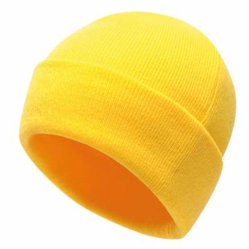 Axton - Cuffed Beanie - Bright Yellow