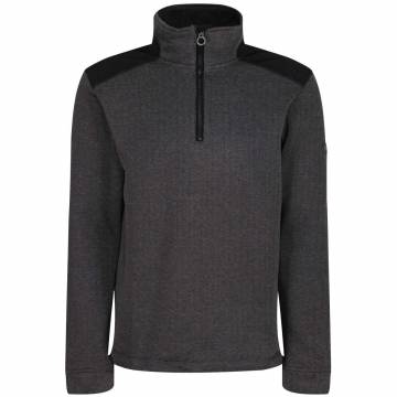 Holbeck Half Zip Fleece - Black