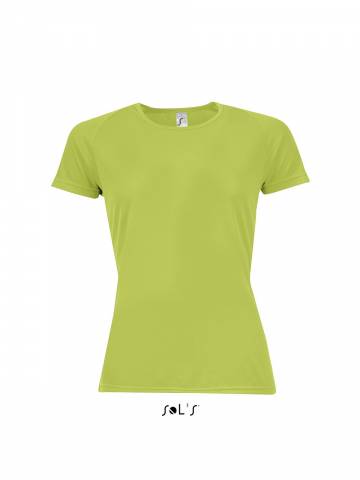Sporty Women - Raglan-Sleeved T-Shirt - Apple Green