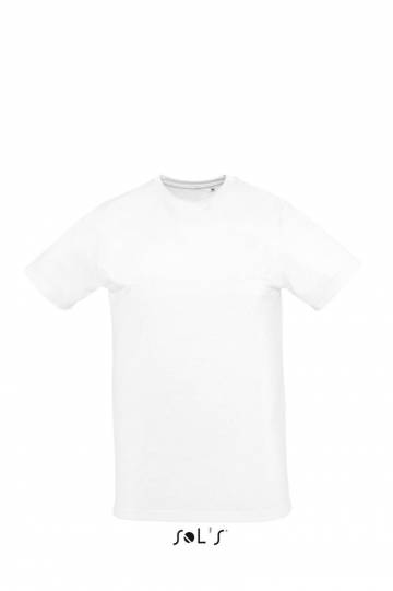 Sublima - Unisex Round Collar T-Shirt For Sublimation - White