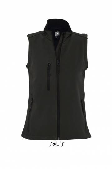 Rallye Women - Sleeveless Softshell Jacket - Black
