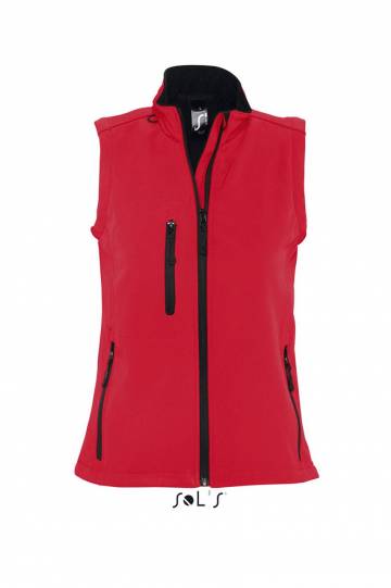 Rallye Women - Sleeveless Softshell Jacket - Pepper Red