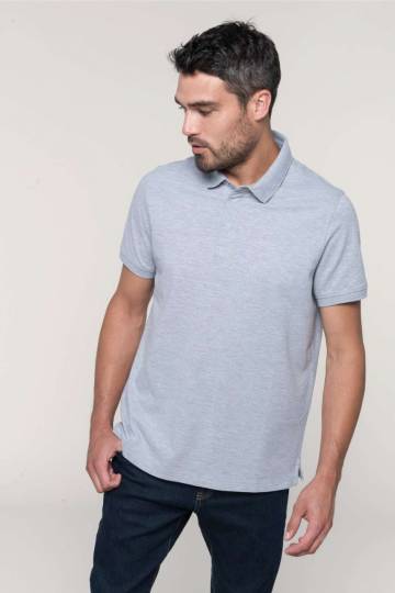 Men's Short Sleeve Stud Polo Shirt