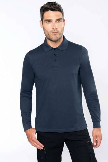 Men's Long-Sleeved Polo Shirt
