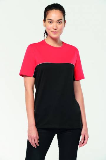 Unisex Eco-Friendly Short Sleeve Two-Tone T-Shirt
